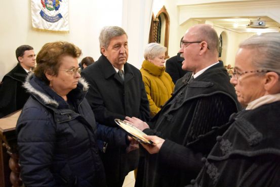 Jubiláló házaspárok megáldása Jubiláló házaspárok megáldása