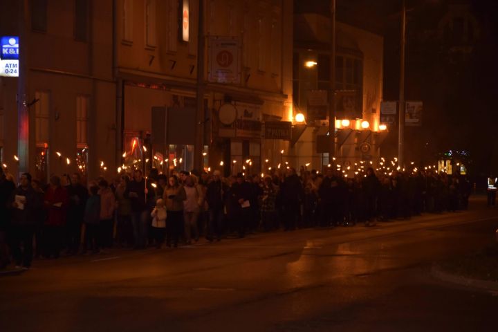 Fáklyás felvonulás a reformáció napján