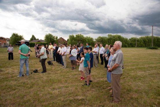 Református óvodák alapkövének letétele
