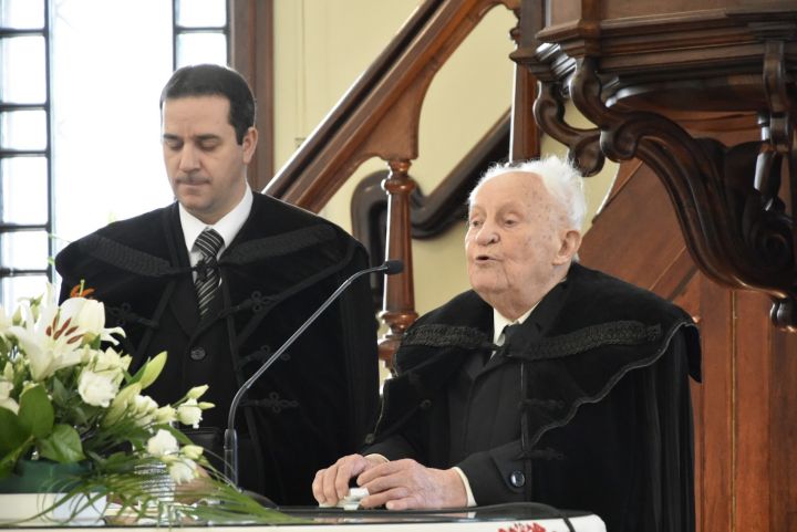 Nagytiszteletű Szabó Zoltán református lelkész köszöntése 100. születésnapján