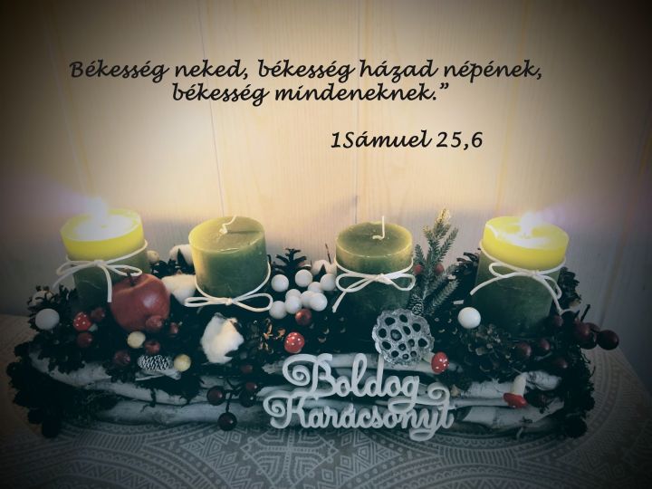 Adventi üzenetek - gyülekezetünk tagjaitól
